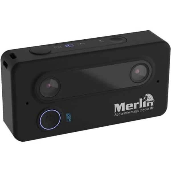 Merlin 9031 ProCam Lite 4K Action Camera Black - Immersive 3D recording in the palm of your hand.