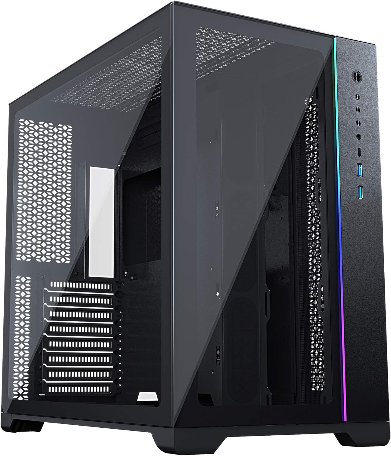 Metallic Gear Neo Qube Dual Chamber ATX Mid Tower - Black 0886523900382