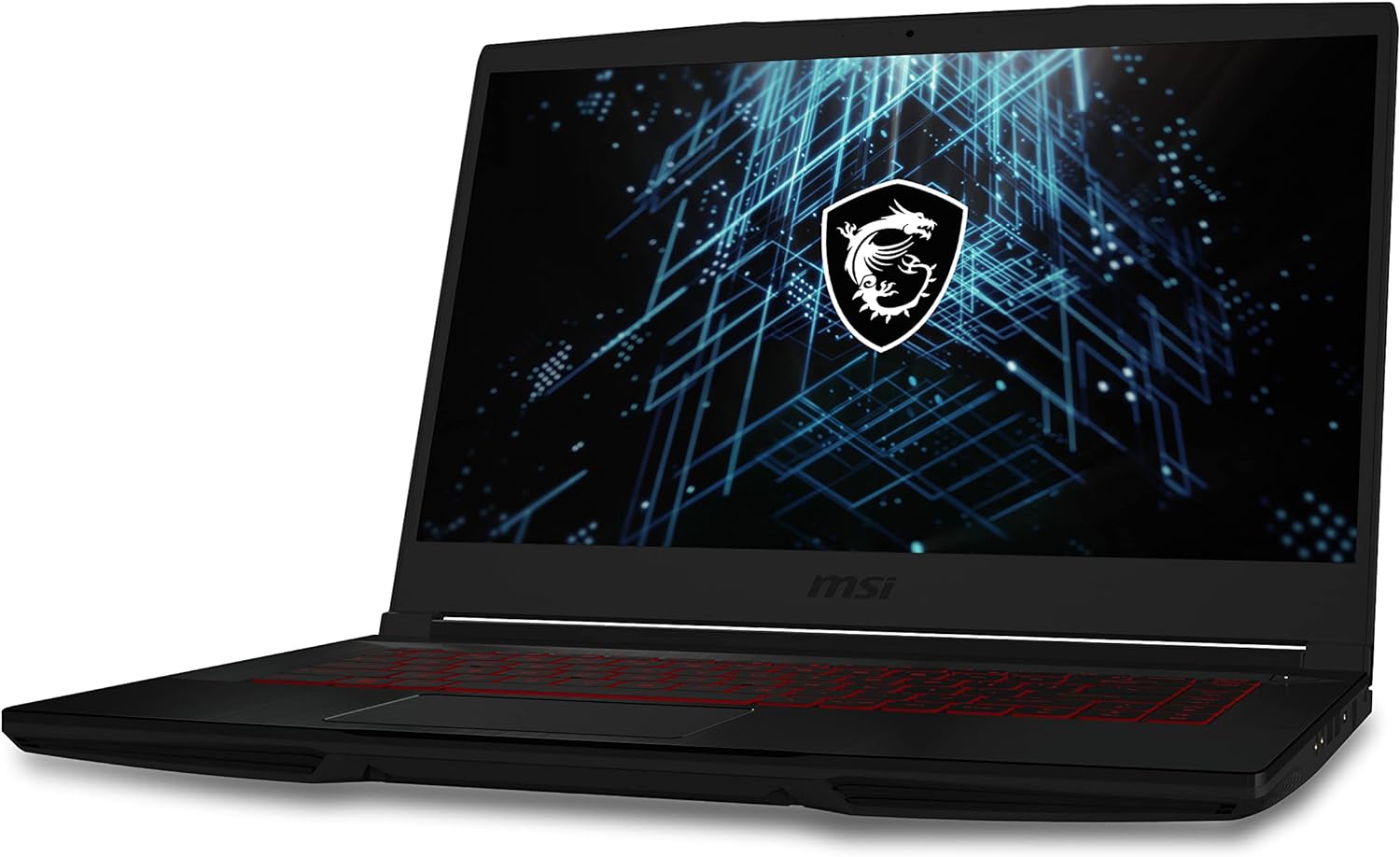 Sleek MSI GF63 Thin Gaming Laptop in Black with 512GB SSD and 8GB RAM 4719072889517