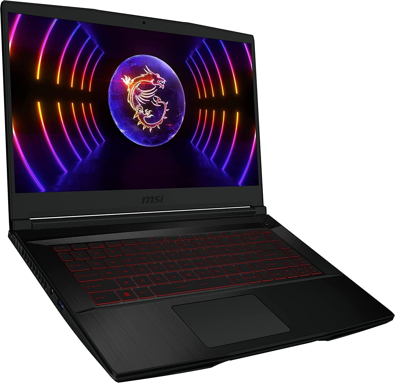 Thin MSI GF63 Gaming Laptop - Black, 512GB SSD, 16GB RAM, NVIDIA GeForce RTX 4050 0850001902953