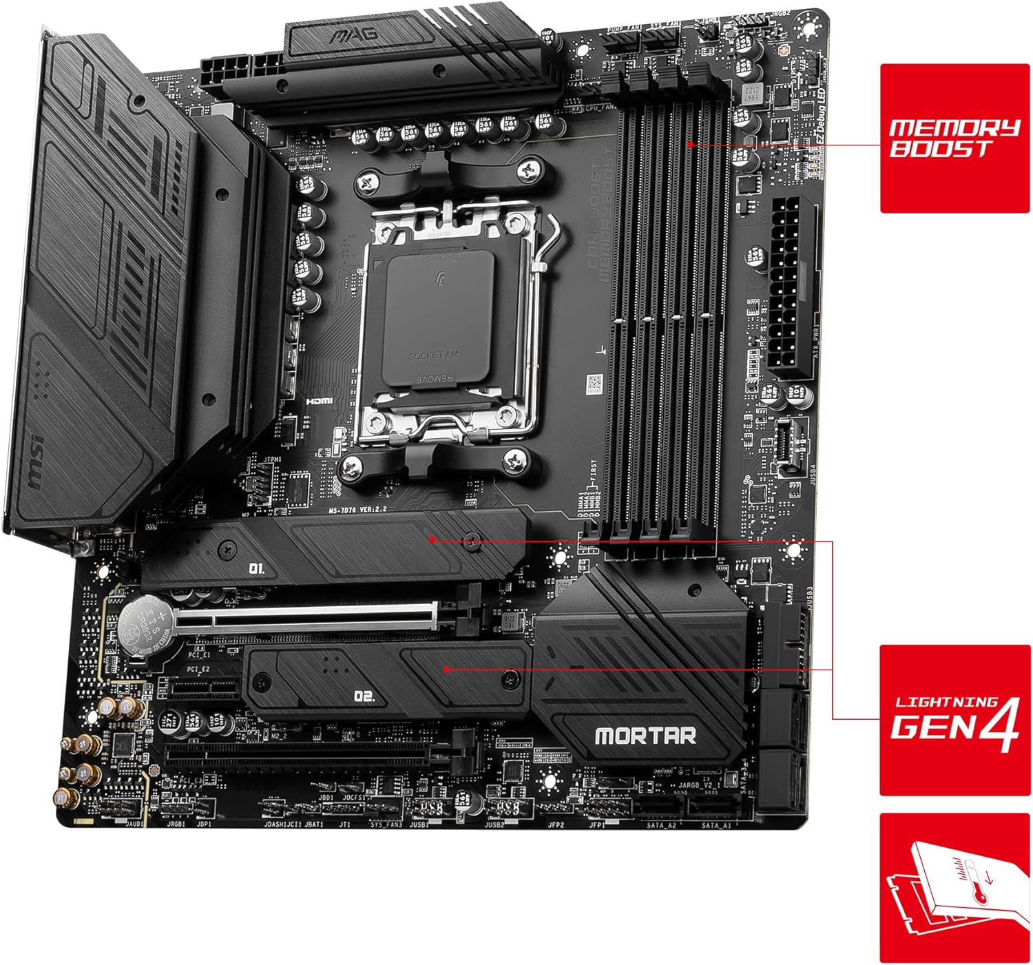 Integrated cooling with VRM thermal pads, extended heatsink, chipset heatsink, M.2 Shield Frozr, and dedicated pump-fan cooling 4711377010207