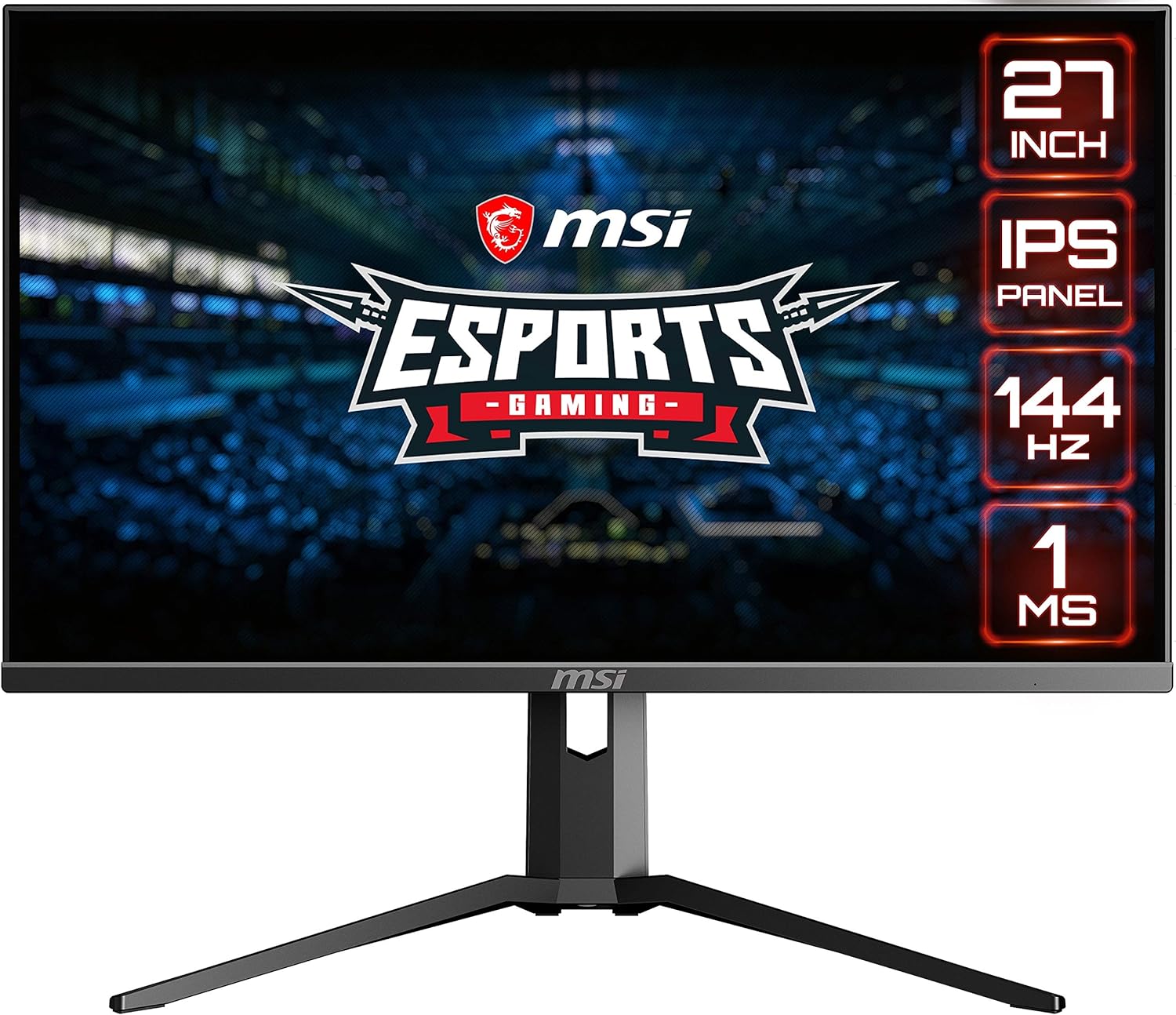MSI Optix MAG273R 27” IPS Gaming Monitor - Full HD, 144Hz, 1ms, RGB - Black 0824142204221