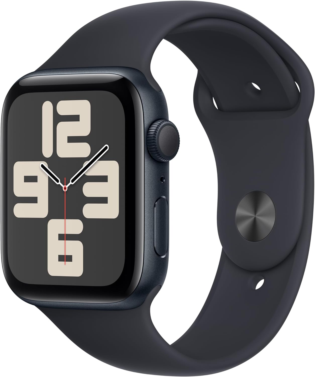 Apple Watch SE (2nd Gen, 2023) [GPS 40mm] Smartwatch with Midnight Aluminum Case - Stay connected and active with this stylish and swimproof smartwatch. 0195949003622