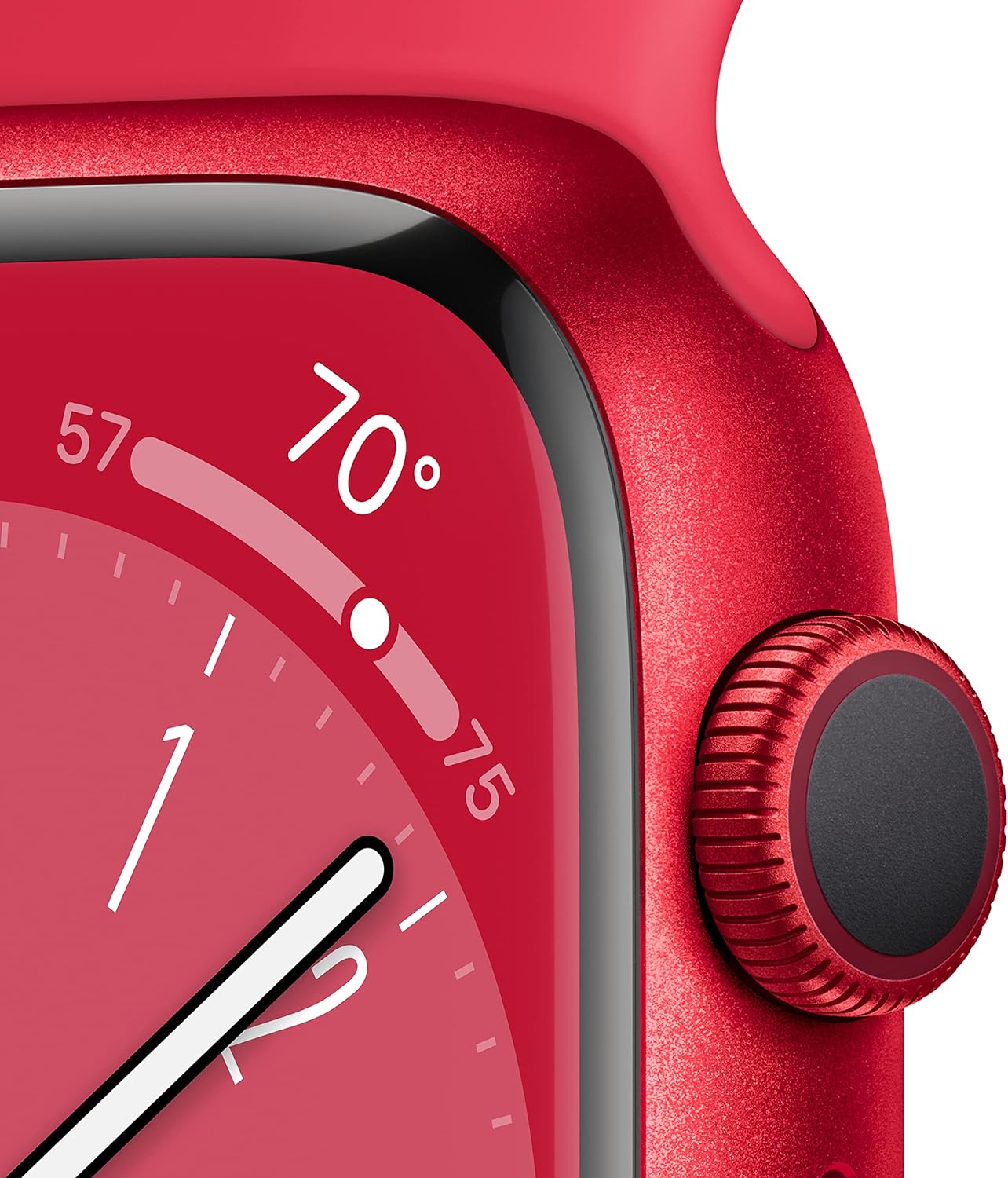 Stay connected with Apple Watch Series 8 - (PRODUCT)RED Aluminium Case 0194253150138