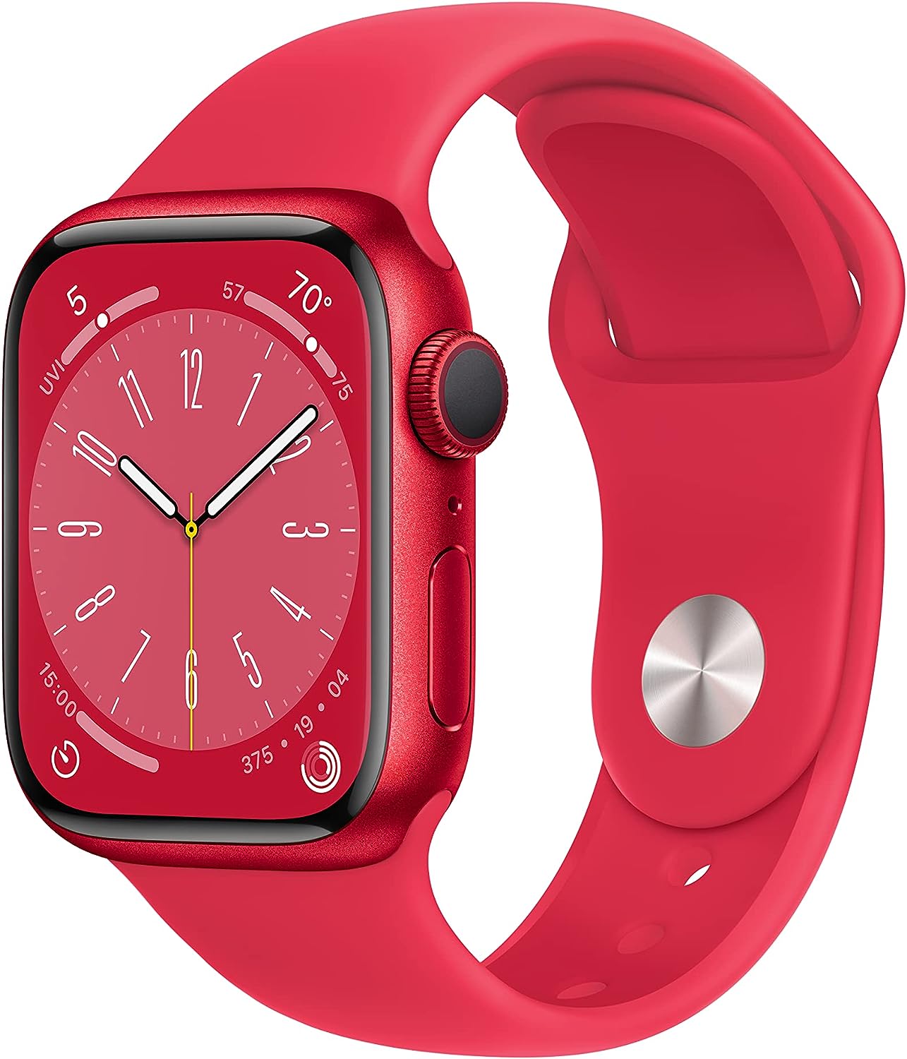 Apple Watch Series 8 (GPS 41mm) - (PRODUCT)RED Aluminium Case with (PRODUCT)RED Sport Band 0194253150138