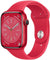 Apple Watch Series 8 (GPS + Cellular) - Red Aluminum Case, Red Sport Band - Modern Style 0194253180760