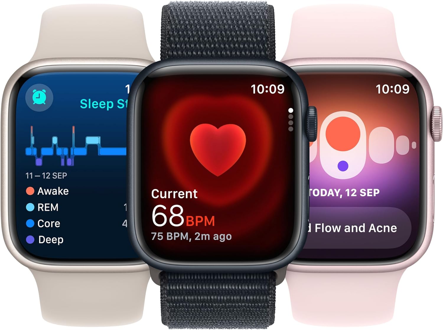 Apple Watch Series 9 - Advanced Health Monitoring and Safety Features 0195949023347