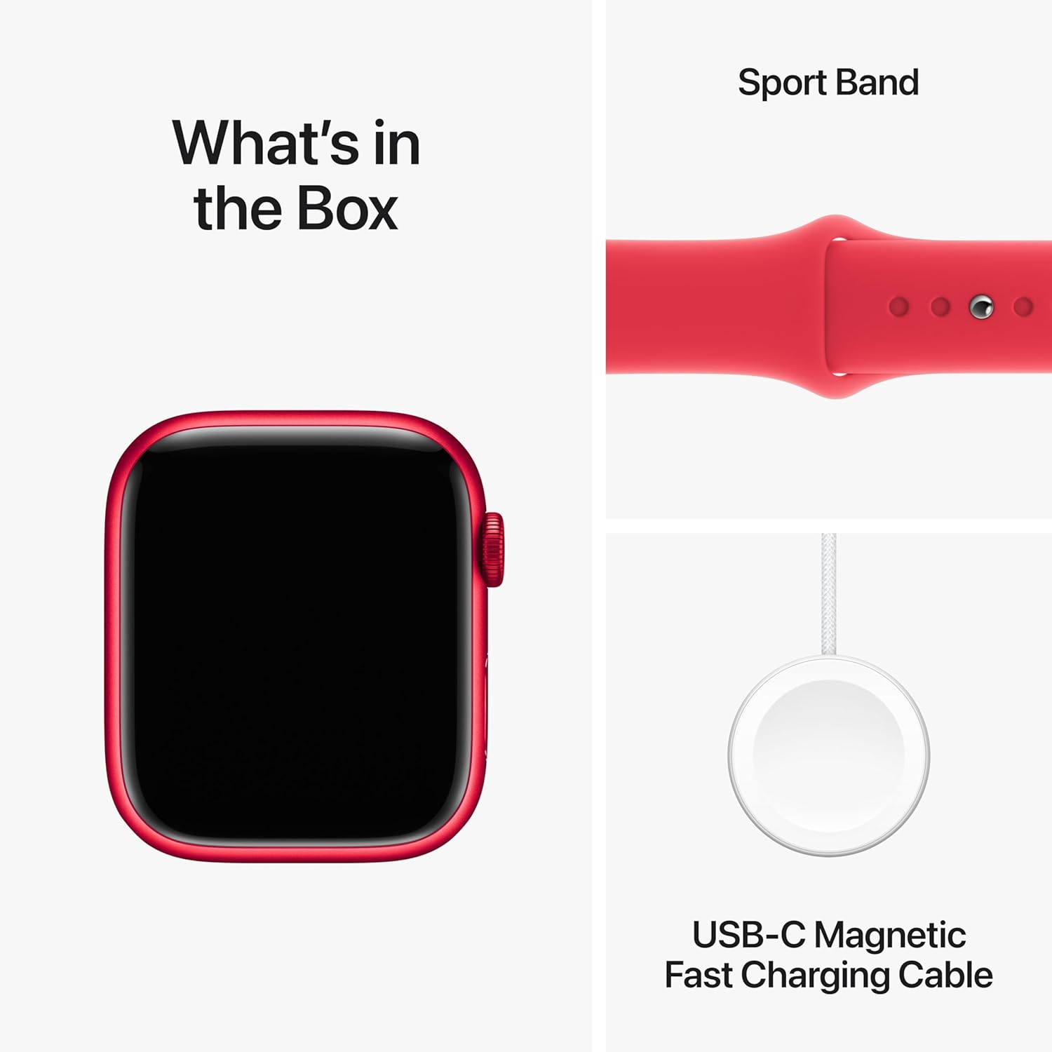 Apple Watch S9: Simply compatible with Apple devices, services, and customizable watch bands. 0195949028229