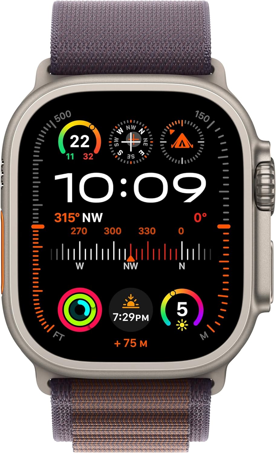 Apple Watch Ultra 2 [GPS + Cellular 49mm] - Titanium case, Bright Retina display - SKU: 0194253828433
