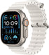 Apple Watch Ultra 2 - Rugged titanium case, white ocean band - SKU: 0194253826637