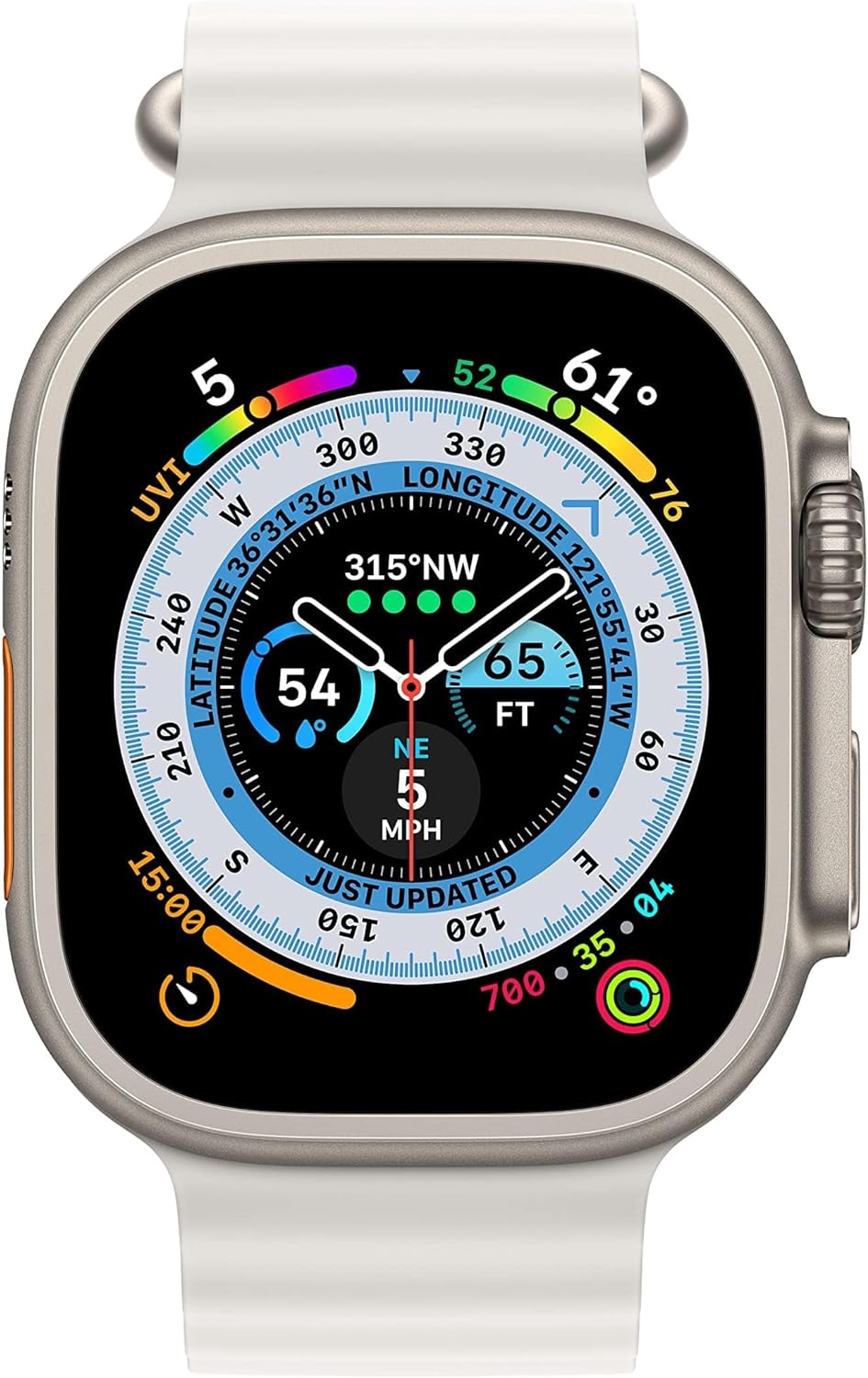 Rugged Apple Watch Ultra for Endurance Athletes - 36hr Battery 0194253143567