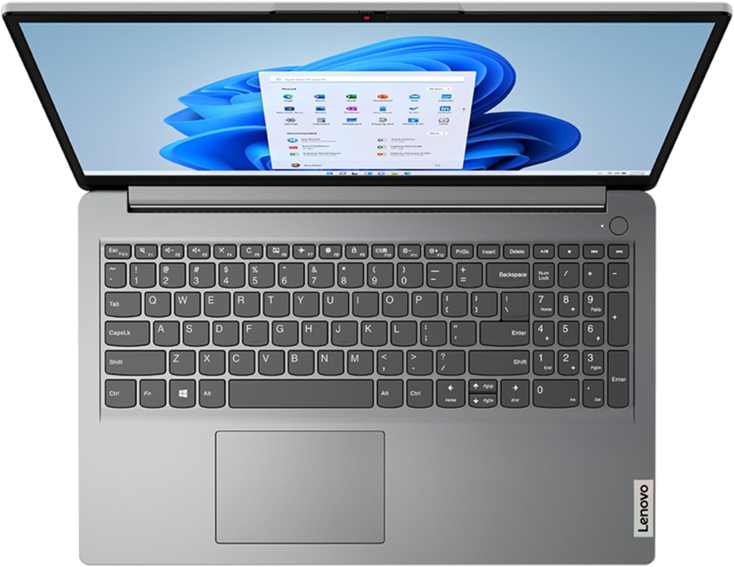 Compact Cloud Grey Lenovo Ideapad 1 Laptop - Core i3, 8GB RAM, 512GB SSD, Integrated Graphics 0196801604667