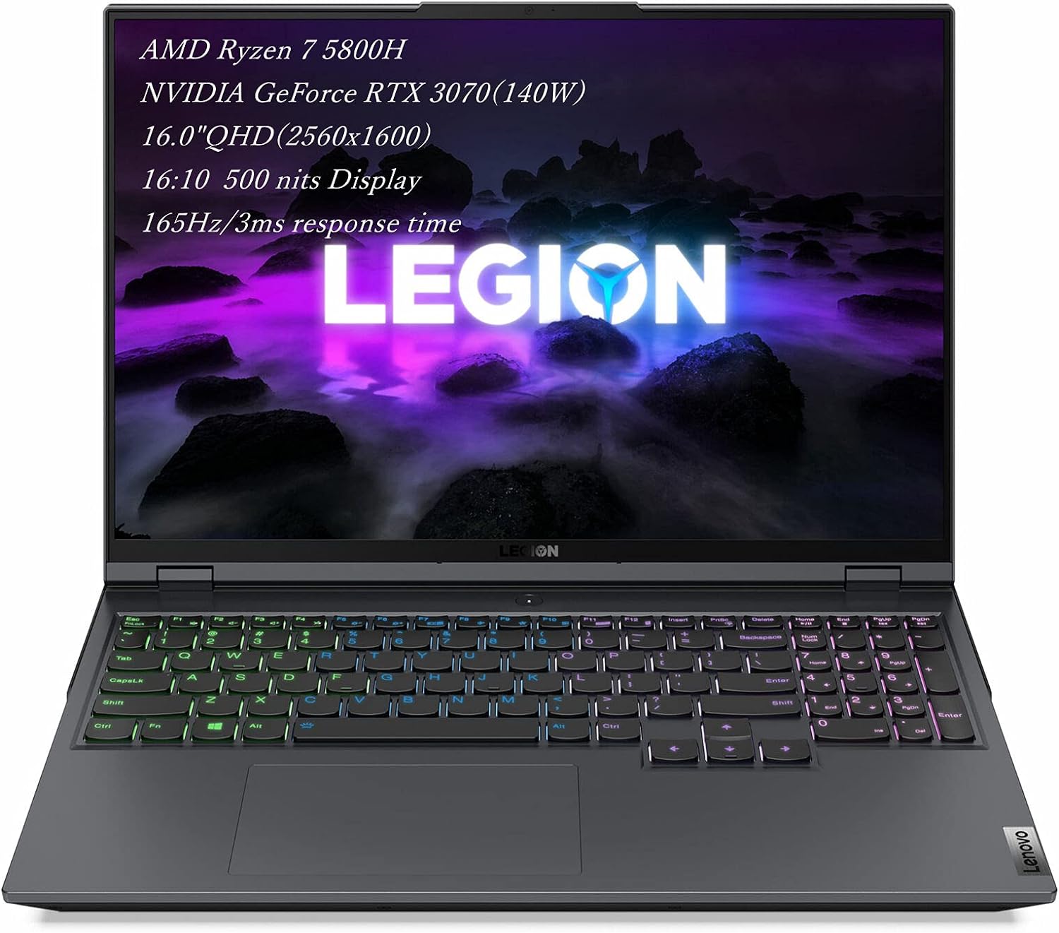 Lenovo Legion 5 Pro Gen 6 Gaming Laptop - 16 QHD 165Hz Display, AMD Ryzen 7, 32GB RAM, 2TB SSD 0195890989419