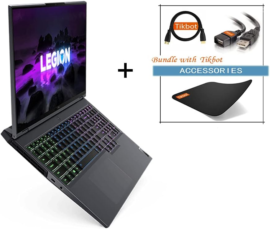 Newest Lenovo Legion 5 Pro - 16 Gaming Laptop, Ryzen 7-5800H, NVIDIA GeForce RTX 3070, 32GB RAM 0195890989419