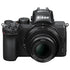 Nikon Z50 Digital Mirrorless Camera Black + Nikon NIKKOR Z DX 16-50mm f/3.5-6.3 VR Lens: Compact and powerful mirrorless camera for adventurers and content creators.