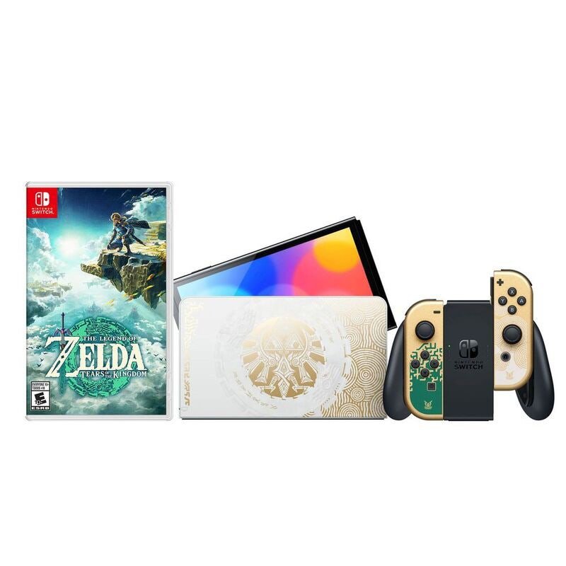 C-S-KDAAA-MDE,045496597344,Nintendo Switch OLED Console Zelda Tears Of The Kingdom HAC-S-KDAAA-MDE