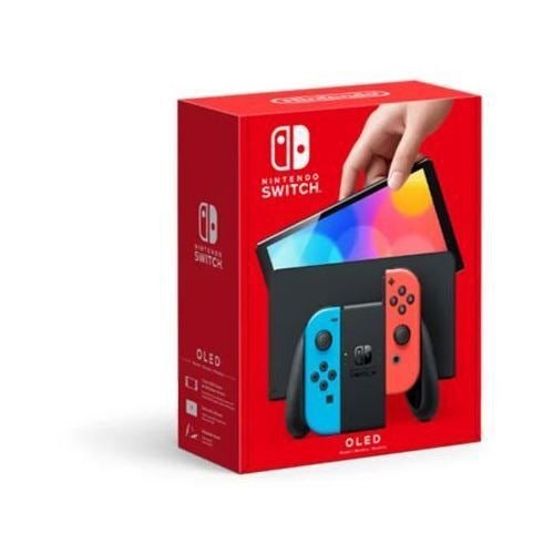 Nintendo Switch OLED Neon with Miitopia Bundle - Enjoy vibrant colors and crisp contrast on the seven-inch OLED display. HAC-S-KBAAAMDE