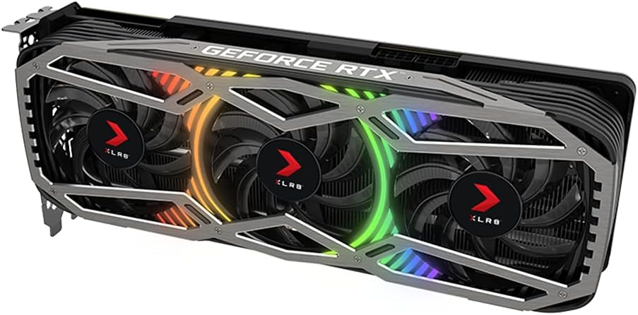 PNY GeForce RTX 3070 8GB XLr8 Gaming Revel Epic X RGB Triple Fan Graphics Card LHR - Graphics Coprocessor: NVIDIA GeForce RTX 3070, Graphics RAM Type: GDDR6, Graphics Card Ram Size: 8 GB. 0751492647722