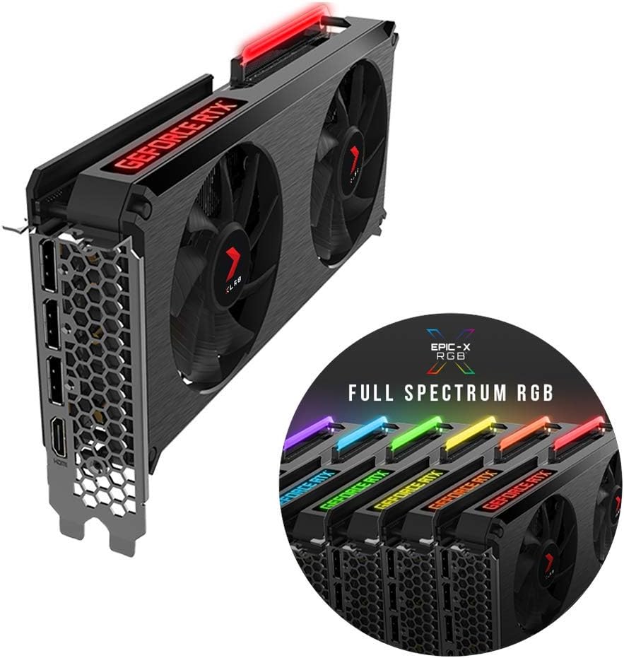 PNY XLr8 GamingRevel Epic-X RGB Edition Nvidia Geforce Rtx 3060 12GB GDDR6 Graphics Card - PCI Express x16 4.0 Interface 0751492643113