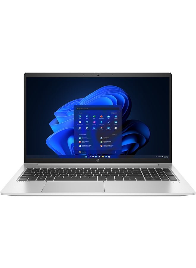 Probook 450 G9 Laptop With 15.6 - Inch Display, Core i5 - 1235U Processor/8GB RAM/512GB SSD/Integrated Graphics/Windows 11 English/Arabic Silver - 512GB SSD - 15.6 - inch - Integrated Graphics