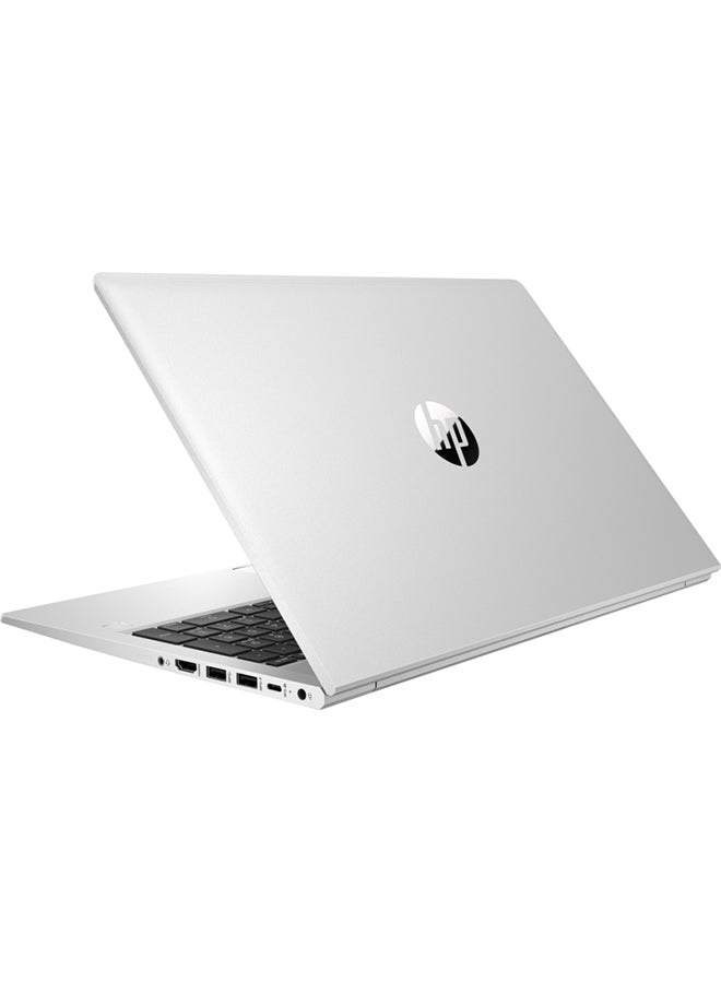 ProBook 450 G9 Laptop With 15.6 - Inch HD Display, Core i7 - 1255U Processor/16GB RAM/512GB SSD/Intel Iris XE Graphics/Windows 11 English/Arabic Silver - 512GB SSD - 15.6 - inch - Intel Iris Xe