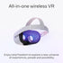 Advanced All-In-One VR Headset - White: Explore 500+ titles in gaming, fitness, social, and entertainment. 0815820022695