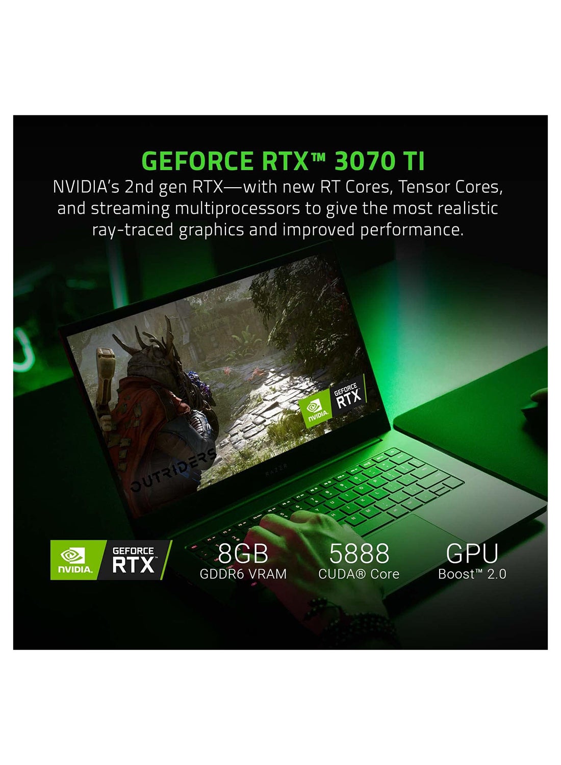 Razer Blade 14 With Amd Ryzen 9 - 6900Hx, 16Gb Ram, 1Tb Ssd, Nvidia Geforce Rtx 3080Ti 16 Gb Gddr6, 14