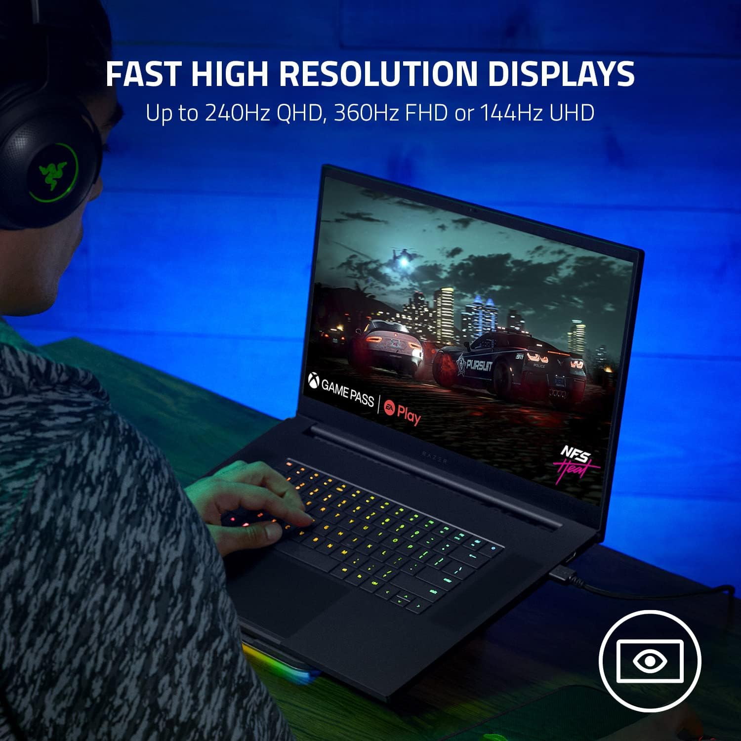 Razer Blade 17 1TB SSD Laptop: Powerful gaming laptop with DDR5 4800MHz memory for faster loading and smoother experience. 0810056146320