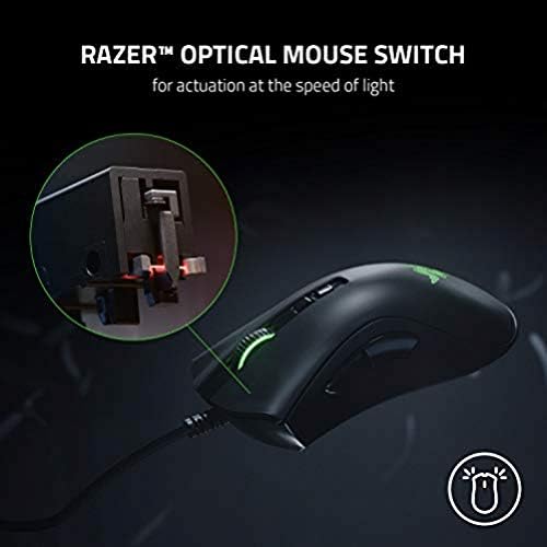 Razer DeathAdder V2 - Smooth control with Speedflex cable for unhindered swipes. 8886419332855