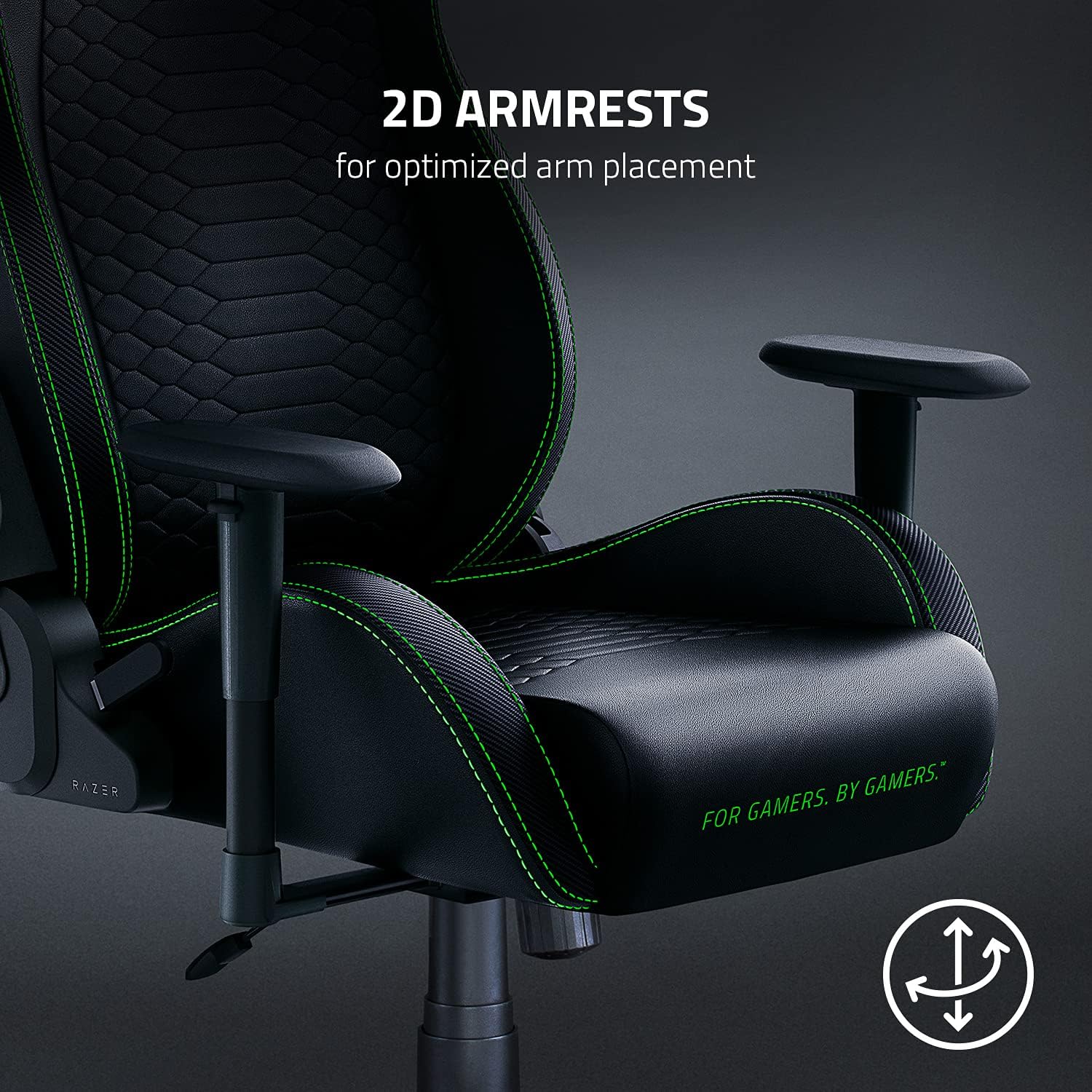 Plush foam cushions for optimal support during long gaming sessions - Razer Iskur X XL Chair 8886419354352