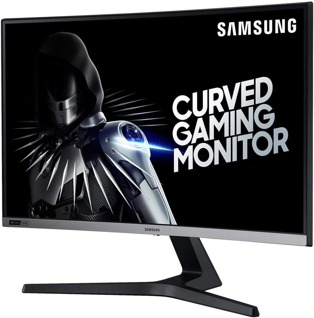 Immerse yourself with the deeply rounded 1500R curved screen of the Samsung 27 gaming monitor. 8801643931421