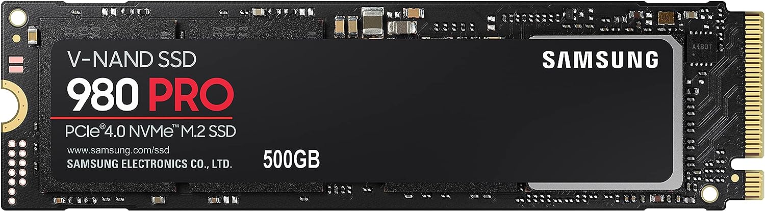 High-speed Samsung 500 GB 980 PRO NVMe M.2 SSD for laptops and desktops 8806090295539