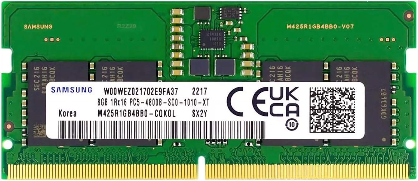 Samsung 8GB DDR5 4800 MHz Laptop Memory RAM | M425R1GB4BB0 | Boost system performance 0196803861921