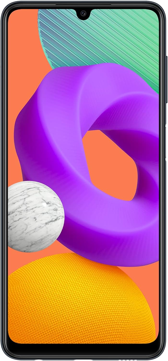 Samsung Galaxy M22 LTE Smartphone - 128GB, 6GB RAM, Black - Infinity U Display for immersive viewing experience 8806092670594