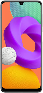 Samsung Galaxy M22 LTE Smartphone in White - 128GB Storage, 6GB RAM, Quad Camera, 5000mAh Battery, 25W Fast Charging 8806092670419