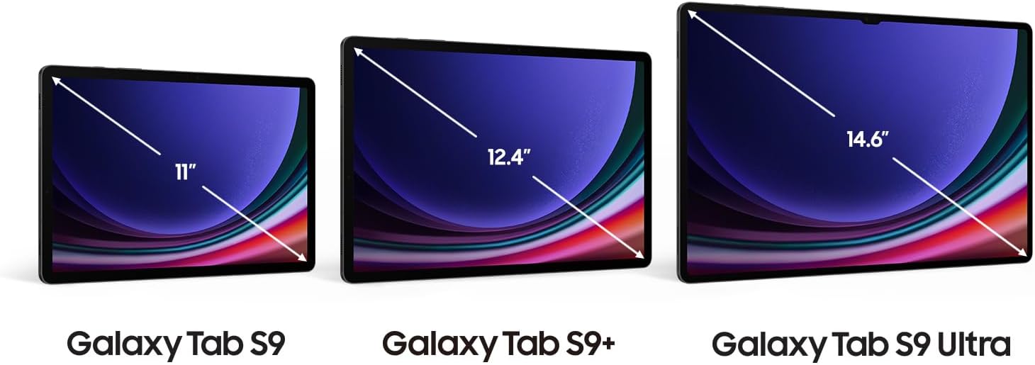 SKU: 8806095113074, Barcode: 8806095113074 - Samsung Galaxy Tab S9 5G Android Tablet, 8GB RAM, 128GB Storage MicroSD Slot, S Pen Included, Graphite: Included S Pen with enhanced tip sensitivity and bidirectional charging for easy use.