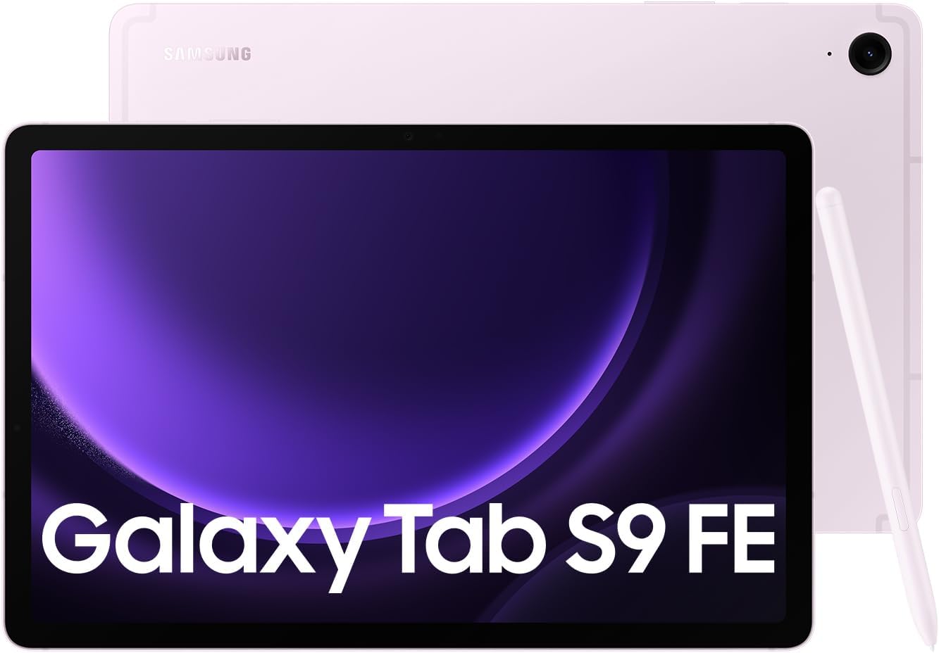 Lavender Samsung Galaxy Tab S9 FE 10.9 5G Android Tablet - Colorful design for creative possibilities and entertainment. 8806095195391