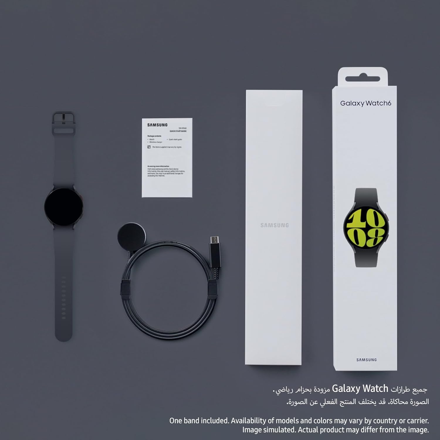 Samsung Galaxy Watch6 - Sleep insights, body composition sensor, heart monitoring, borderless screen, customizable watch faces. 8806095049380