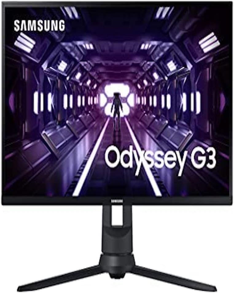 Samsung Odyssey G3 LF27G35TFWUXEN 27 Gaming Monitor - Immerse yourself in smooth, lag-free gaming with 144Hz refresh rate and 1ms response time. 8806090759956