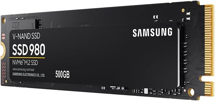 Samsung SSD 980 NVMe M.2 500GB - SAMSUNG brand reliability in a portable design. 8806090572227