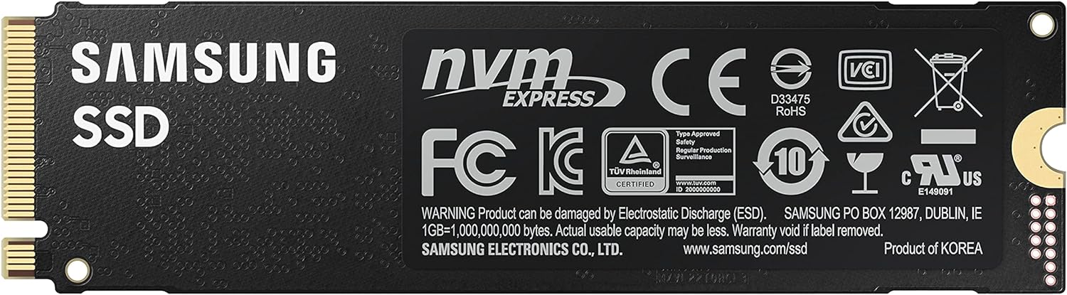 SAMSUNG 1TB NVMe SSD - Fast PCI-E connectivity technology 8806090295546