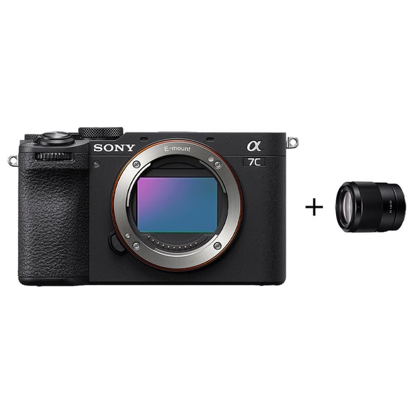 Sony Alpha 7C II Digital Camera Body Black + SEL35F18F Lens - Compact and lightweight full-frame camera for creators. ILCE7CM2/B+SEL35F1