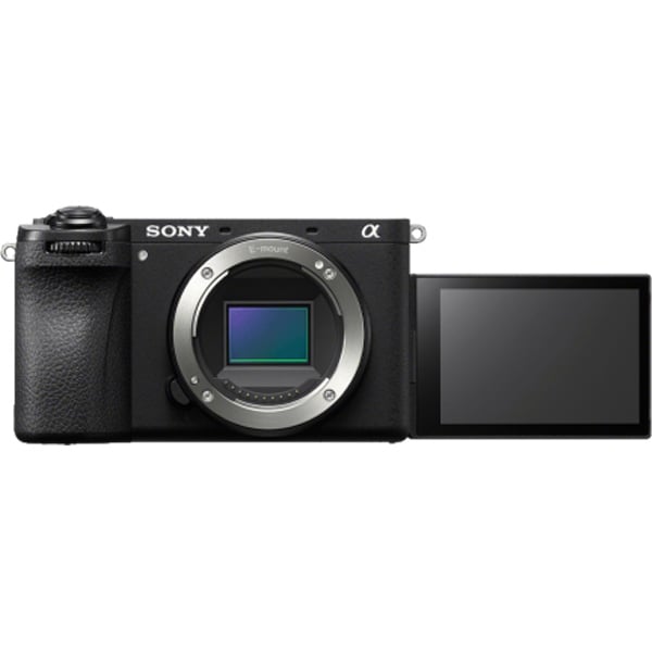 ILCE-6700 Mirrorless Camera - Sleek black design by Sony.