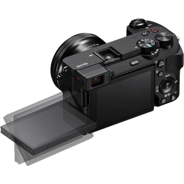 Sony ILCE6700LB Camera: Wide dynamic range from ISO 100 to 32000 for diverse shooting scenarios. ILCE-6700LB
