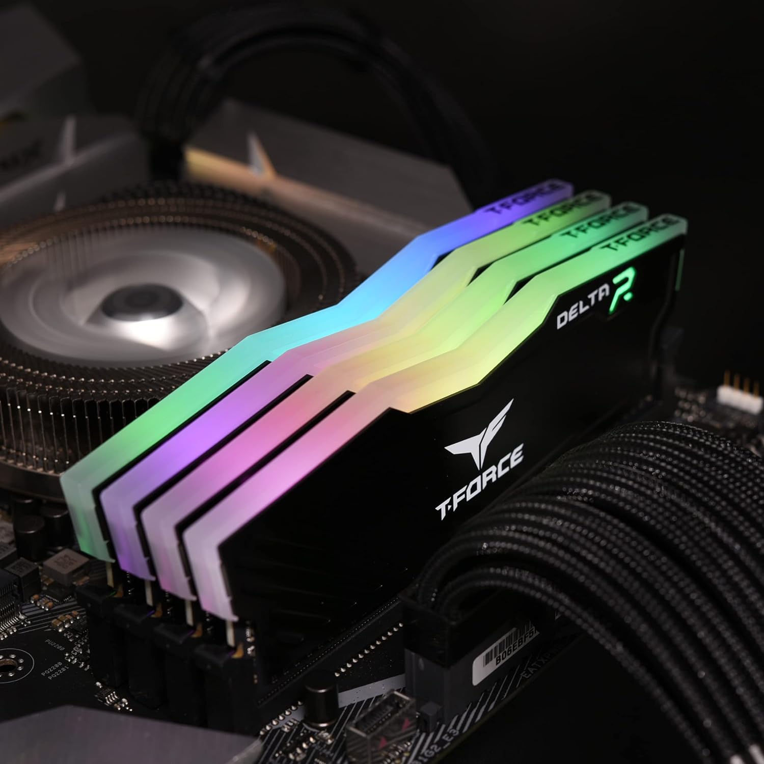 Improve Performance with TeamGroup Delta RGB DDR4 16GB RAM - Black 0765441643284