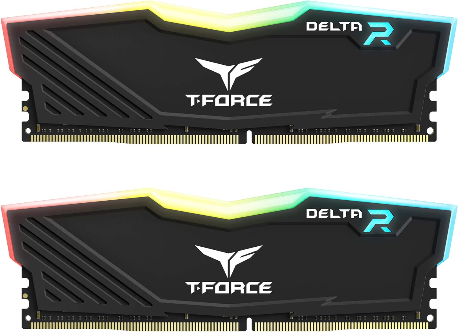 TeamGroup Delta RGB DDR4 16GB RAM - Black, 3200MHz CL16 Desktop Memory Module 0765441643284