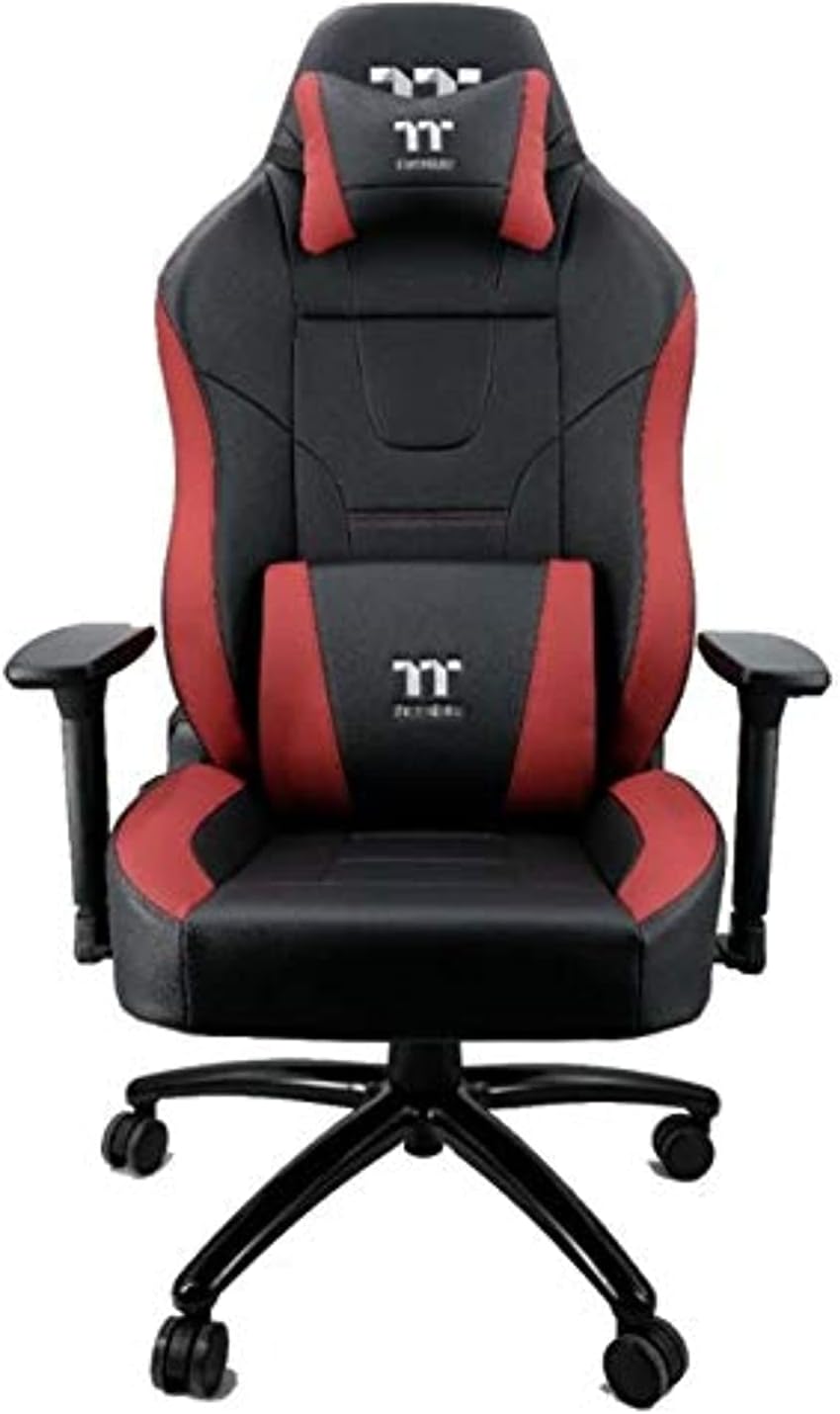 Gaming chair with high-density padding and extensive armrests for unparalleled comfort - Black And Red 4713227526470
