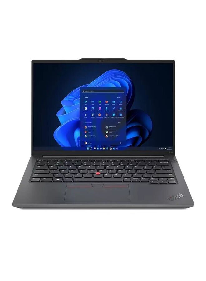 ThinkPad E14 Gen 5 Laptop with 14 - Inch WUXGA Display/Intel Core i7 - 1355U/16GB RAM/1TB SSD/Intel Iris Xe Graphics/Windows 11 Pro English/Arabic Black - 1TB SSD - 14 - inch - Intel Iris Xe