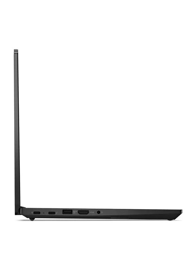 ThinkPad E14 Gen 5 Laptop with 14 - Inch WUXGA Display/Intel Core i7 - 1355U/16GB RAM/1TB SSD/Intel Iris Xe Graphics/Windows 11 Pro English/Arabic Black - 1TB SSD - 14 - inch - Intel Iris Xe