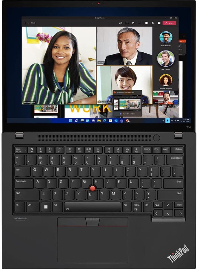 ThinkPad T14 GEN 3 Laptop With 14 - Inch Display, Core i7 - 1260p Processor/16GB RAM/512GB SSD/Intel Iris Xe Graphics/Windows 11 Pro English Black - 512GB SSD - 14 - inch - Intel Iris Xe